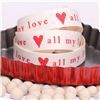 Order  All my love Ribbon - Cream/Red